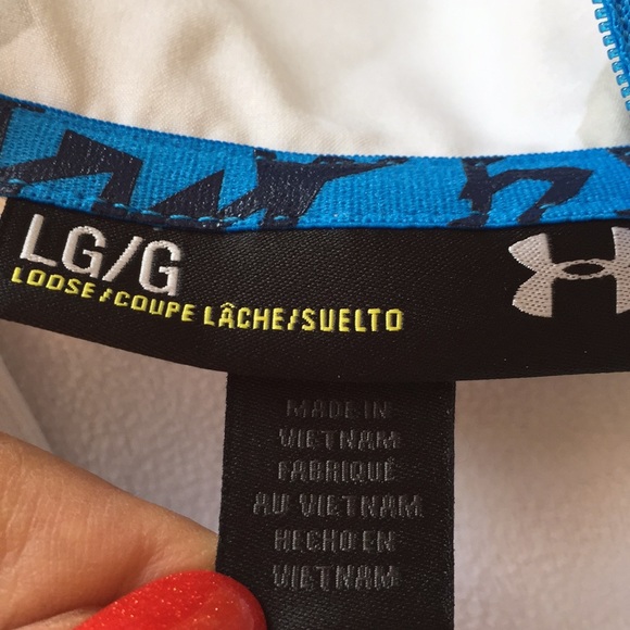 Under Armour Hoodie sweatshirt/electricblue zipper - Picture 4 of 8